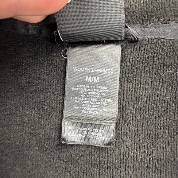 The North Face Womens Medium Arcata Jacket Black Asymmetrical‎ Full Zip - Picture 7 of 11